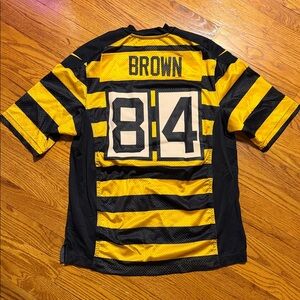 Pittsburgh Steelers Antonio Brown #84 Bumblebee Throwback Nike NFL Jersey
